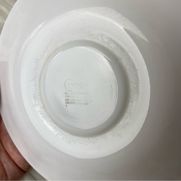 Corelle by Corning Spring Blossom Crazy Daisy Milk Glass Coffee Tea Saucer - Picture 3 of 3